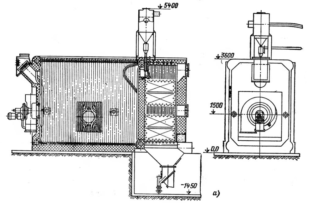 Стальной водогрейные котел ДорКЗ - ЦКТИ
