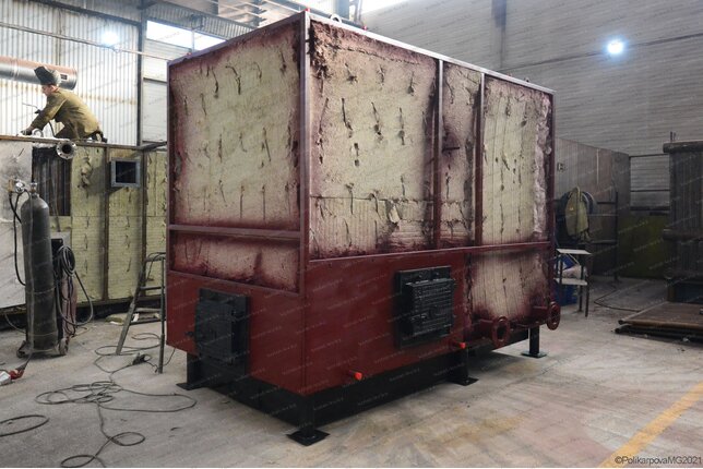 Твердотопливный котел 2.5 МВт - изготовление