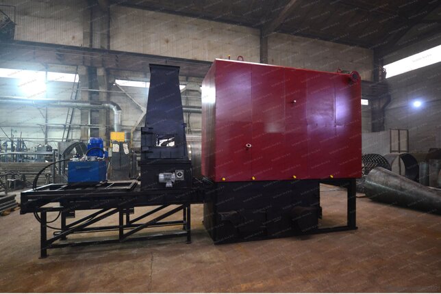 Котел  0.3 МВт на опилках с автоматической подачей