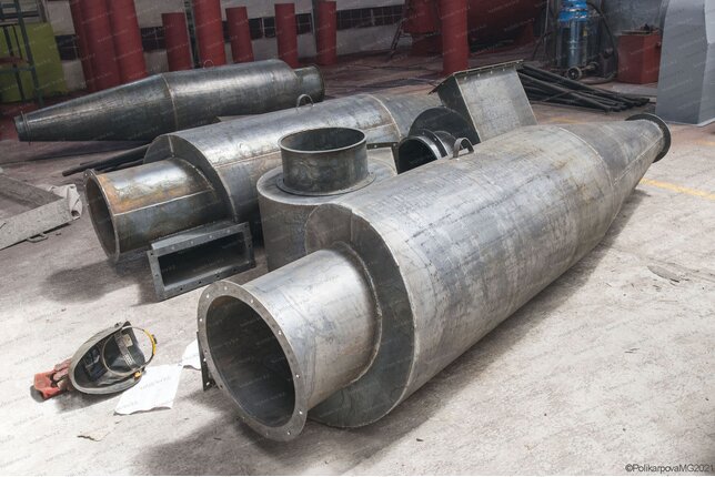 Производство промышленных циклонов ЦН 11 400 1УП