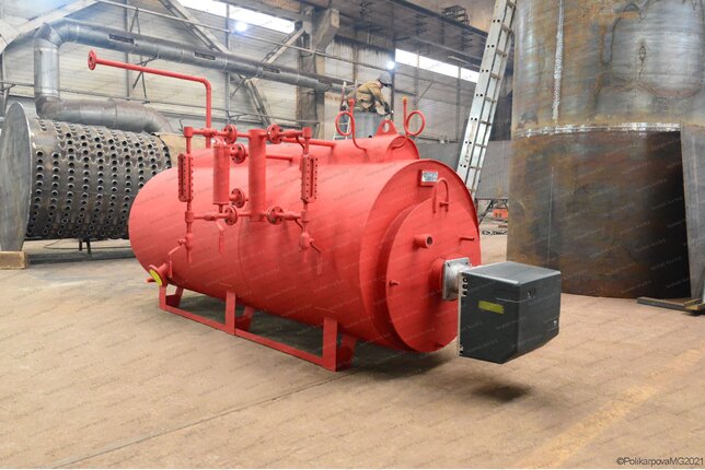 Парогенератор промышленный на газу 0.3 т с температурой 170 С